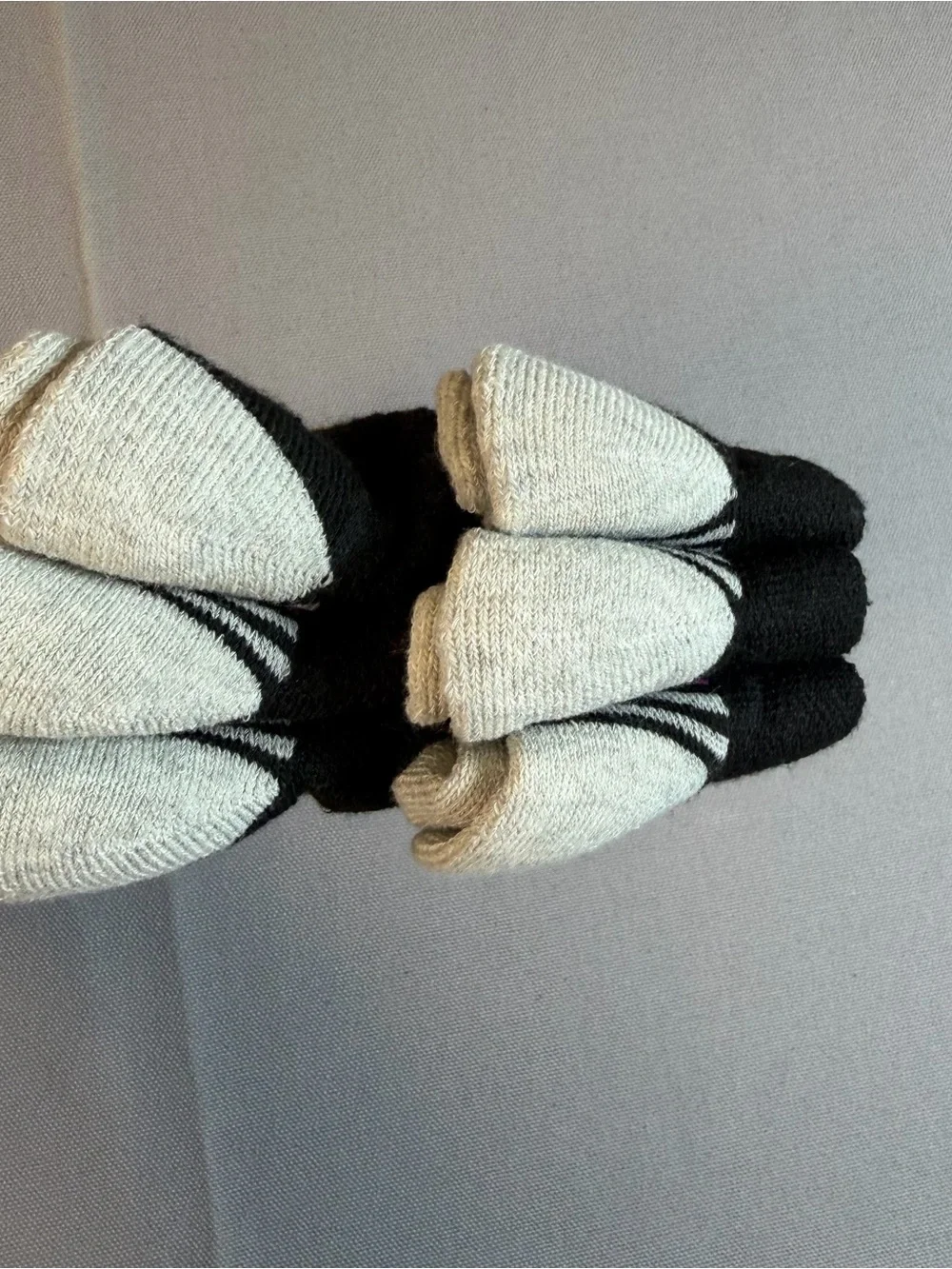 Nike Youth size 10C-3Y 6 Pair Pack of Black Crew Socks With Pink or White Logo